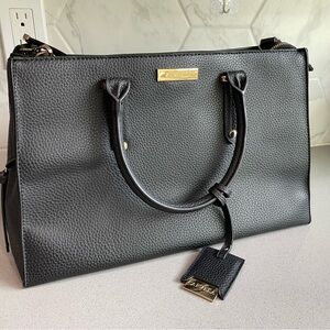 Black Faux Leather Carvela Handbag